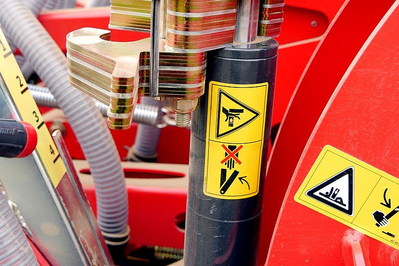 PVC Stickers //Adhesive Warning Agricultural Machinery Operating Safety Signs